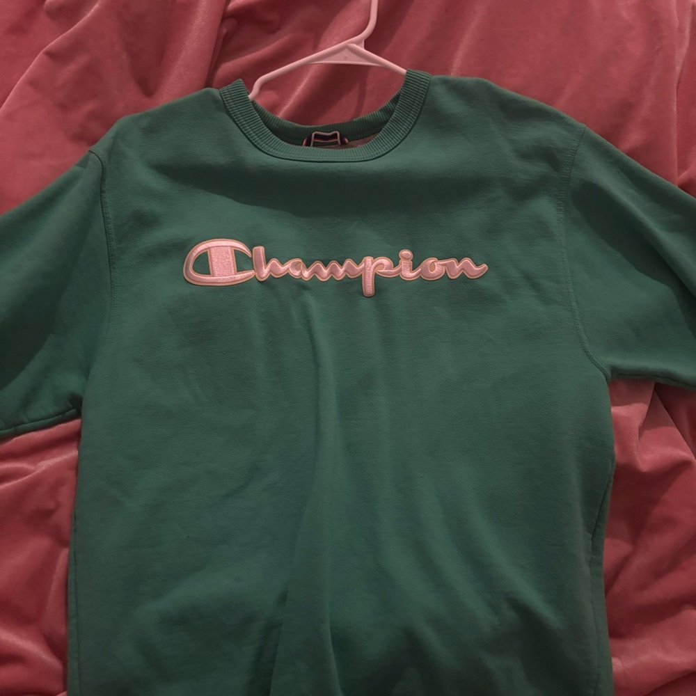 Champion Sweater Green Sz M